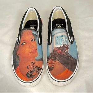 Vans Men’s “Inked” Tattoo Slip-On Sneakers Size 11.5